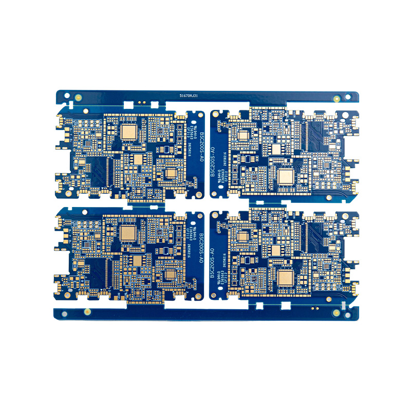 両面ブルーゴールドメッキPCB